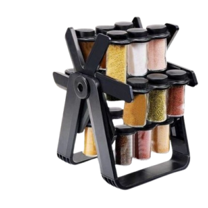Spice Rack Set 18 Jars